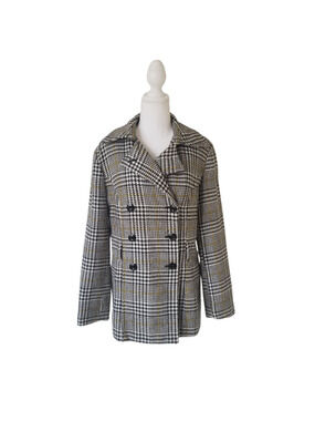 I.N. Studio Women's Blend Double Breasted Jacket - Size 12